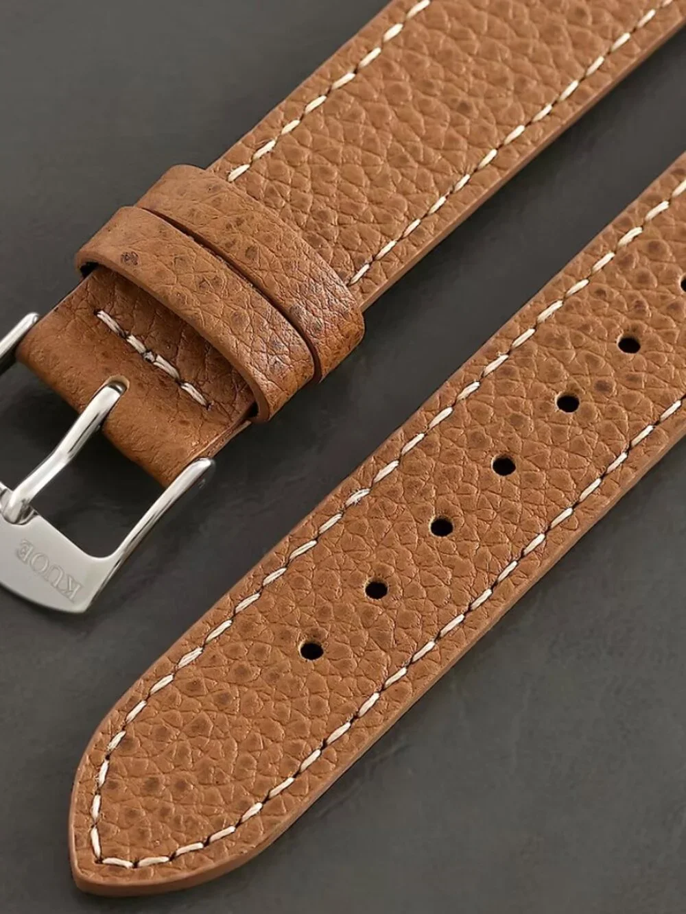 Kuoe Kyoto Watch Strap - Lychee Leather - 18mm